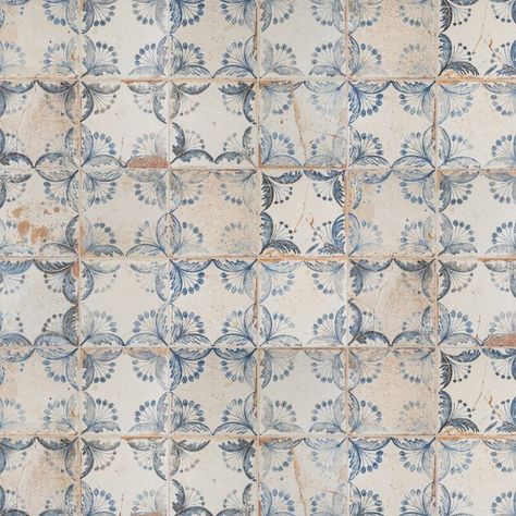 EliteTile Oldker 13" x 13" Ceramic Patterned Wall & Floor Tile & Reviews | Wayfair Patterned Wall, Vintage Industrial Design, Ivy Hill Tile, Merola Tile, Tile Saw, Tile Wallpaper, Square Tile, Ceramic Floor, Natural Stone Tile