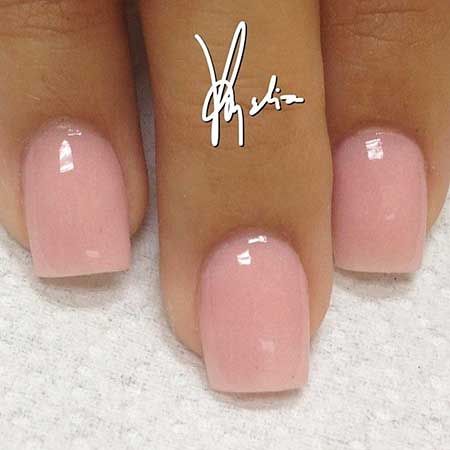 Light Pink Acrylic Nails, Acrylic Nails Natural, Pink Tip Nails, Pink Dip, Dip Nails, Colored Acrylic Nails, Shellac Nails, Pink Nail, Pink Acrylic Nails