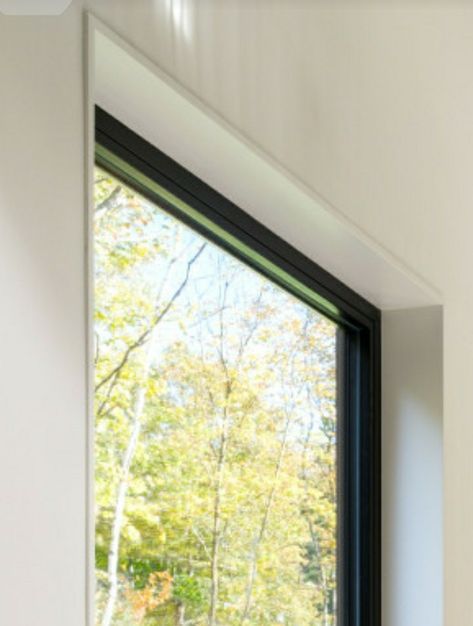 Contemporary Window Trim, Minimal Window Trim, Window Casing Ideas Interior Trim, Modern Window Casing, Window Trim Ideas Interior, Modern Window Trim, Window Trim Styles, Quarry House, Window Jamb