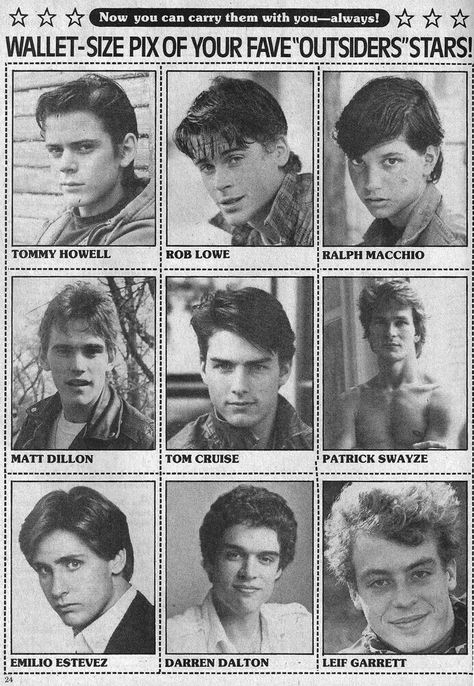 #TheOutsiders (1983) Tom Cruise, not a favorite. I avoid his movies and whatever he's on. The Outsiders Darry And Ponyboy, The Outsiders Pfp, Outsiders Darry, Darren Dalton, Romantic Tension, Outsiders Quotes, Johnny Cade, Outsiders Movie, The Outsiders Cast