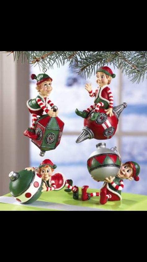 Outdoor Christmas Decorations Ideas, Elf Christmas Decorations, Christmas Elf Doll, Christmas Topper, Christmas Decorations Ideas, Christmas Elves, Polymer Clay Christmas, 12 December, Navidad Christmas