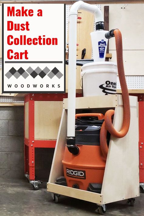 Dust Collector Diy, Shop Dust Collection, Garage Workshop Organization, Dust Collection System, Woodworking Shop Layout, Woodworking Shop Projects, Shop Vacuum, Tool Storage Diy, Diy Garage Storage