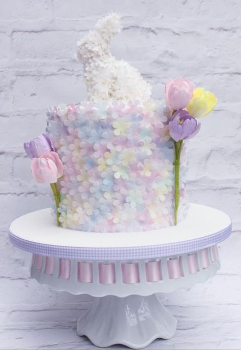 Easter Snack Ideas, Easter Birthday Cake, Rabbit Cakes, Easter Bakes, Easter Cake Designs, Easter Themed Cakes, Easter Desserts Cake, Trendy Cakes, Easter Snack