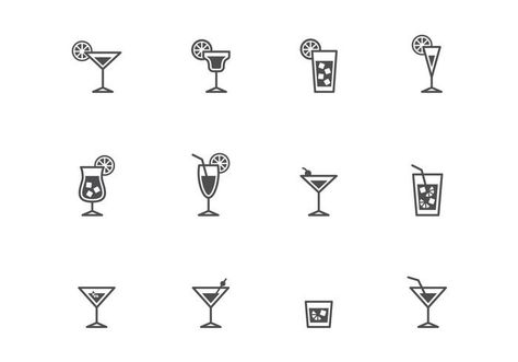 cocktail vectors Tiny Cocktail Tattoo, Drink Tattoo Cocktails, Cocktail Tattoo Small, Drink Tattoo, Cocktail Tattoo, Cocktails Drawing, Bar Branding, Cocktails Vector, Matching Tats