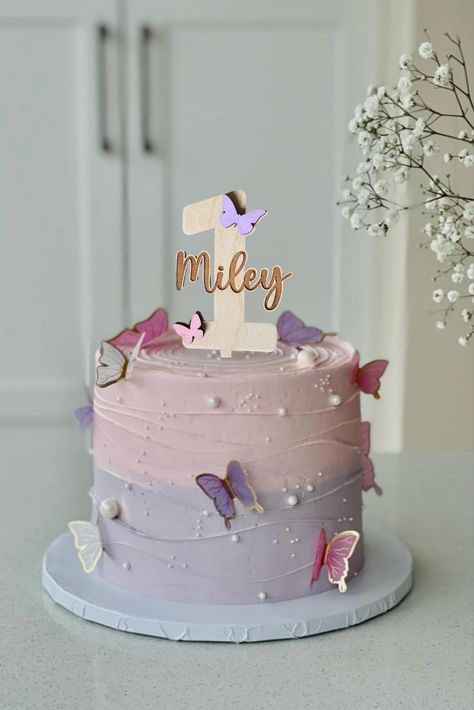 Butterfly Cake Topper First Birthday Cake Butterfly, Butterfly Smash Cake First Birthdays, Butterfly First Birthday Theme, Butterfly 1st Birthday Cake, First Birthday Butterfly Theme, Butterfly First Birthday Party, First Birthday Butterfly, 1st Birthday Butterfly, Cake Topper Butterfly