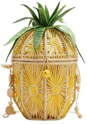 Pineapple raffia bag (perfection!) Handwork Design, Pineapple Bag, Woven Bags, Over The Shoulder Bags, Wicker Bags, Raffia Bag, Chic Bags, Beach Ready, Basket Bag