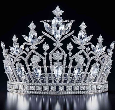 Luxury Elegant Crown Design Headpieces, Luxury Classic Crown Design Jewelry, Luxury Regal Jewelry With Crown Design, Luxury Crown-shaped Elegant Jewelry, Luxury Fantasy Crown Headpieces, Maladaptive Daydreaming, Beautiful Tiaras, Designer Evening Gowns, Diamond Tiara