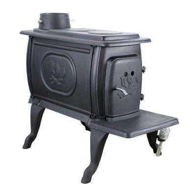 Logwood 900 sq. Ft. EPA Certified Cast Iron Stove Us Stove Company, Coal Burning Stove, Cargo Camper, Small Wood Burning Stove, Cooking Range, Outdoor Kitchen Appliances, Cast Iron Stove, Into The Wood, Pellet Stove