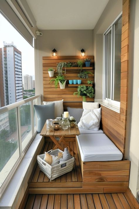 Terasa Ideas Small, Cute Balcony Ideas, Very Small Balcony Ideas, Small Terrace Ideas, Bedroom Balcony Ideas, Small Condo Decorating, Seasonal Decor Ideas, Balcon Mic, Small Apartment Balcony