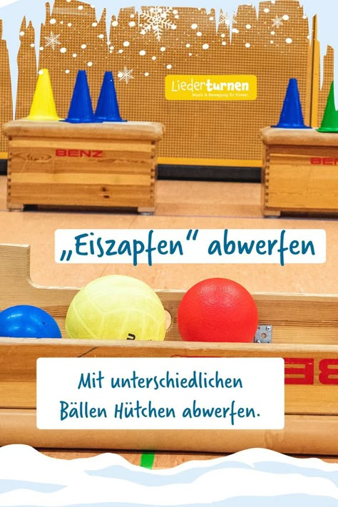 Planung einer Kinderturnstunde für das Kinderturnen Thema Winter Im Kindergarten, Thema Winter, Kids Gymnastics, Winter Kindergarten, Kindergarten Crafts, Fun Activities For Kids, Christmas Activities, Kids Sports, Primary School