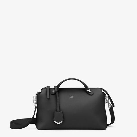 By The Way Medium Fendi By The Way, Fendi Logo Design, Fendi Store, Fendi Handbag, Fendi Logo, Perfect Handbag, Boston Bag, Fendi Bags, Soft Black