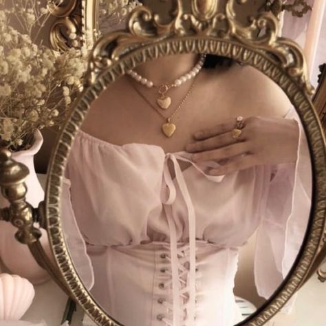 Beauty Subliminal, Angelic Beauty, Discord Server, Mirror, Pink, Gold, Beauty