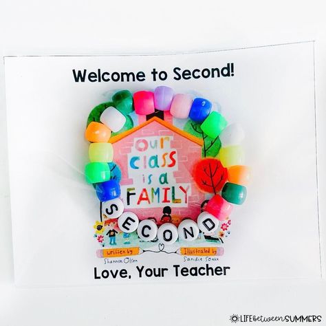 Life Between Summers on Instagram: “We’re so excited! Our Class is a Family bracelets are now officially available for preorder!!! 🥳👏🏼💕 We hope these back to school gifts are…” Our Class Is A Family Bracelet Activity, Class Family Bracelets, Our Class Is A Family Bracelets, Class Bracelets, Our Class Is A Family, Class Promise, August Ideas, September Preschool, Prek Ideas