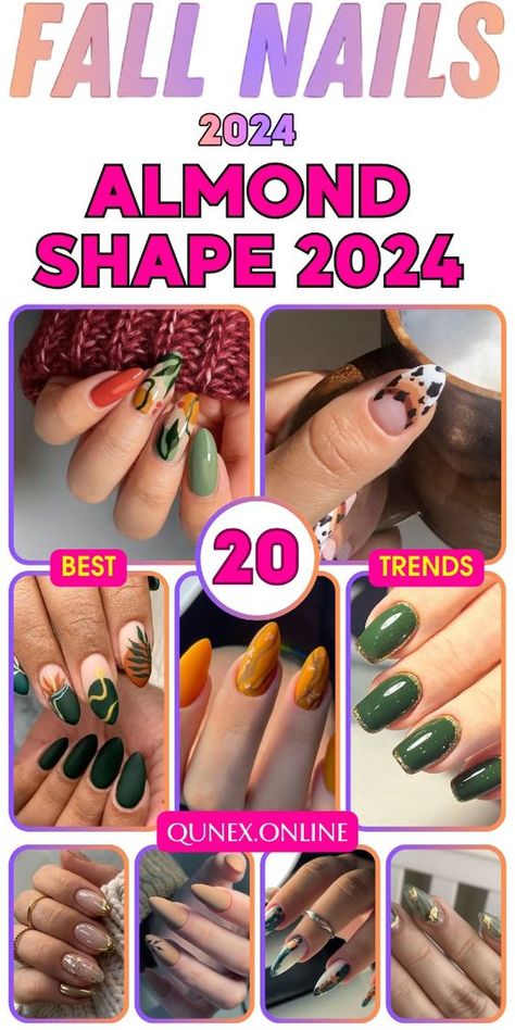 Embrace the autumn season with almond shape fall nails 2024. Explore almond shape fall nails ideas simple for a sleek and elegant appearance. Whether you prefer almond shape fall nails short for a practical option or fall acrylic nails almond shape simple for a minimalist look, these designs are perfect for showcasing your style. Add cute fall colors and brown hues to complete the look. September Nail Ideas Almond Shape, Fall Nails 2024 Almond, Almond Nails Designs Fall, Almond Shape Fall Nails, Fall Almond Nails, Fall Toe Nails, Fall Nails Ideas, Gold Accent Nail, Acrylic Nails Almond Shape