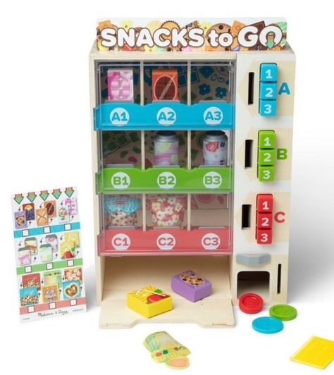 Melissa & Doug Sort, Stock, Select … curated on LTK Snack Bars, Melissa And Doug, Melissa & Doug, Toddler Fun, Mini Things, Play Food, Play Toys, Bank Card, Vending Machine