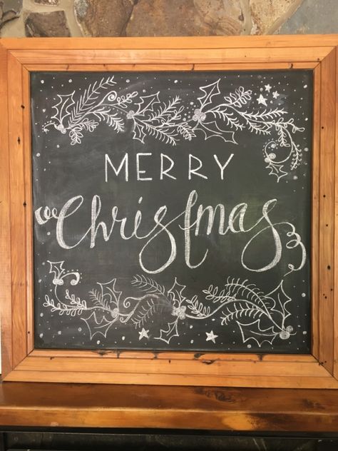 Merry Christmas Chalkboard Art, Merry Christmas Chalkboard Sign, Liquid Chalk Art, Christmas Chalkboard Ideas, Chalkboard Merry Christmas, Merry Christmas Chalkboard, Christmas Cubicle, Christmas Chalk, Christmas Chalkboard Art