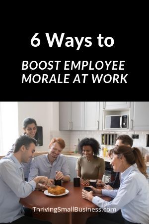 Employees with low morale have decreased job performance and satisfaction. These 6 tips will help you motivate employees and ultimately increase productivity - and your bottom line. How To Boost Employee Morale, Boost Employee Morale Ideas, How To Boost Morale At Work, Employee Morale Boosters, Manager Skills, Morale Ideas, Employee Wellness Programs, Motivate Employees, Employee Motivation