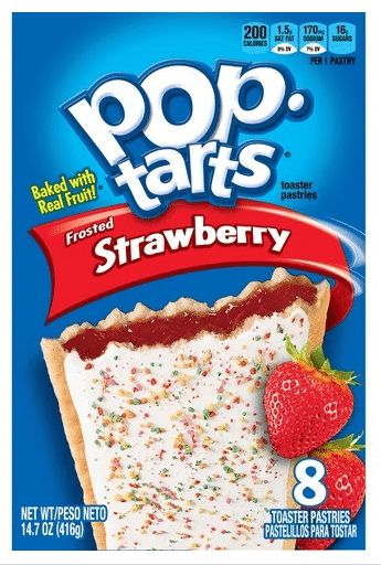 Pop Tart Flavors, Blueberry Frosting, Toaster Pastry, Pop Tart, Blueberry Breakfast, Food Inc, Pastry Crust, Snacks For Work, Weird Food