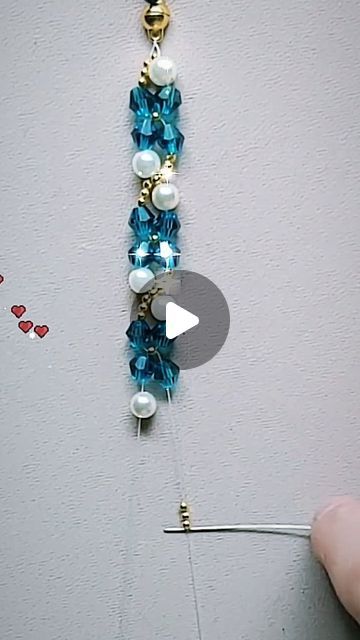 Diy Pearl Earrings, Beaded Bracelet Tutorial, Beautiful Beaded Bracelet, Crochet Beaded Bracelets, Kundan Jewelry, Beaded Bracelets Tutorial, Fabric Earrings, Polki Jewellery, Kundan Necklaces