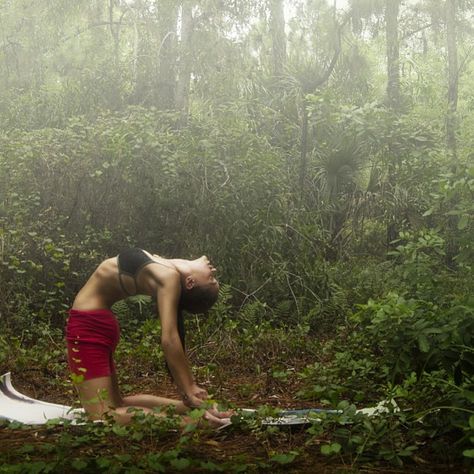 Meditation In The Woods, Yoga Forest Photography, Yoga In Jungle, Yoga In The Forest, Yoga In The Woods, Yoga In The Park, Yoga Aesthetics, Yoga In Nature, Forest Yoga