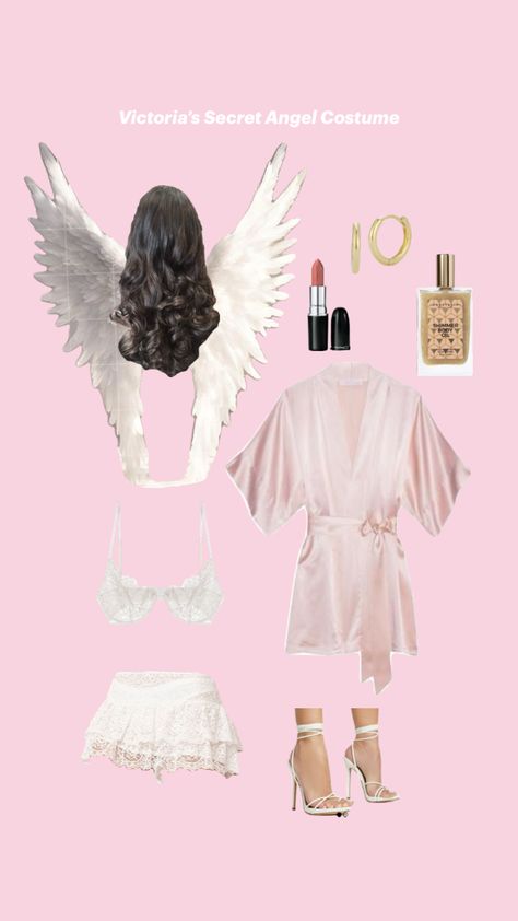 #vsangelcostume Vs Angel Costume, Eve Costume, Angel Halloween, Angel Halloween Costumes, Cute Group Halloween Costumes, Pretty Halloween Costumes, Angel Costume, Vs Angels, Group Halloween Costumes