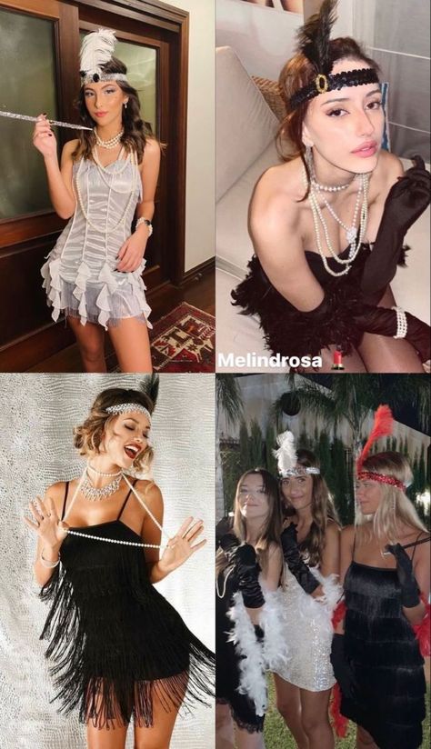 Halloween 1920s Costume, 1920’s Flapper Costume, 1920 Flapper Halloween Costume, Halloween Great Gatsby, Great Gatsby Costume Women, Halloween Flapper Costumes, Great Gabsy Halloween Costume, Flapper Girl Costumes Halloween, Halloween Costumes Old Money