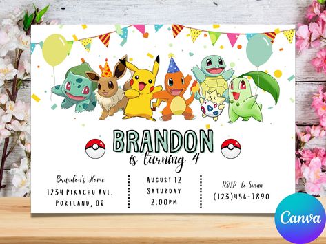 Pokemon Birthday Invites Free Printable, Pokémon Birthday Invitation, Pokémon Invitation, Pokemon Invites, Pokemon Birthday Party Invitations, Pokemon Birthday Invitations, Pokemon Birthday Invites, Pokemon Party Invitations, Pokemon Invitation