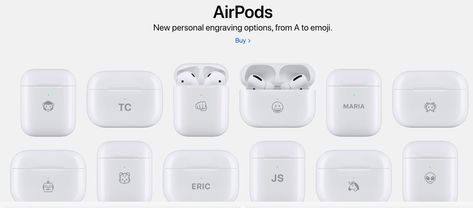 Apple now offers free AirPods engraving featuring words or emoji Airpods Engraving Ideas, Engraving Ideas For Airpods, Airpods Engraving, Emoji Characters, Engraving Ideas, Apple Service, Airpods Cases, Iphone 2, Technology News