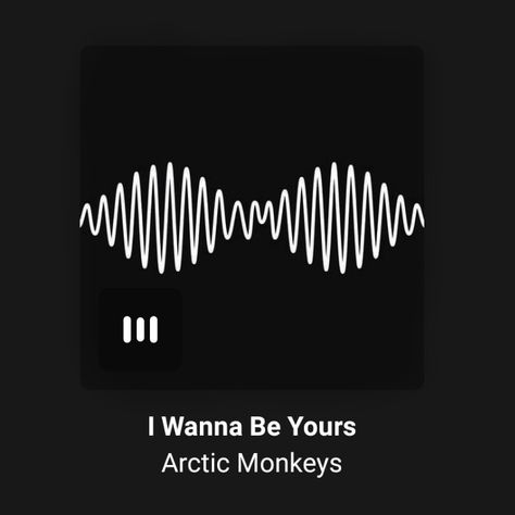 Arctic Monkeys Homescreen, Song Widget, Spotify Header, Aesthetic Widgetsmith, Spotify Widget, Music Widget, Black Song, Ipad Lockscreen, I Wanna Be Yours