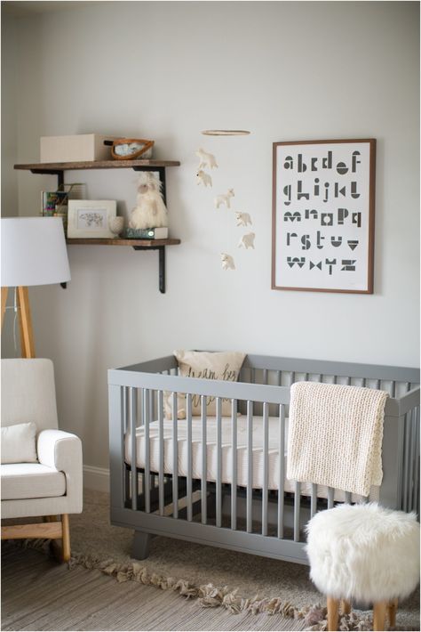 Grey Crib Nursery, Gender Neutral Baby Nursery, Grey Crib, Grey Baby Nursery, Baby Nursery Neutral, Unisex Nursery, Baby Boy Room Nursery, Grey Nursery, Nursery Baby Room