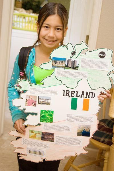 great idea. Country report on posterboard School Presentation Ideas, Geography Classroom, School Presentation, Country Poster, Geography Project, Geography Activities, Geography For Kids, 6th Grade Social Studies, Country Studies