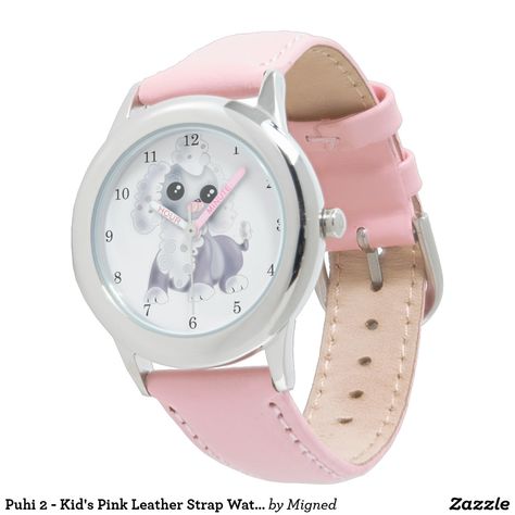 Puhi 2 - Kid's Pink Leather Strap Watch Floral Watches, Personalized Watches, Watch Ad, Pink Watch, Unicorn Girl, Styles Summer, Ballerina Girl, Cute Cupcakes, Girls Watches