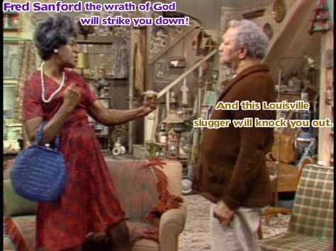 Sanford and Son...hehehe Aunt Esther, Fred Sanford, Maria Shriver, Sanford And Son, Old Shows, Old Tv Shows, Vintage Tv, Arnold Schwarzenegger, Old Tv