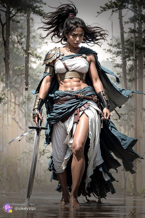 Warrior of Strength: A Generative Art Heroine Meet the embodiment of power and grace in this stunning generative artwork of a warrior woman. Every detail highlights her strength and determination. Explore more powerful female figures by joining our Telegram channel! #generativeart #warriorwoman #digitalart #telegram #femalepower #generativeart, #warriorwoman, #digitalart, #telegramchannel, #femalepower, #art A Warrior Woman, Lady Warrior, Warrior Goddess, Marvel Heroines, Marvel Superheroes Art, Disney Princess Artwork, Amazon Warrior, Magical Images, New Warriors