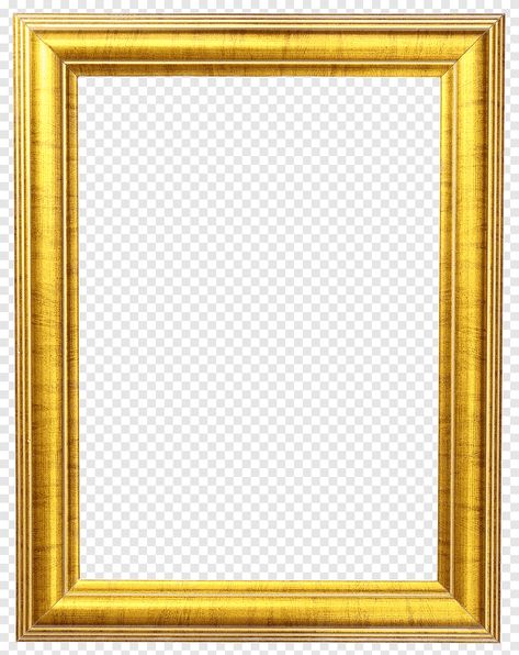 Golden Frame Png, Photo Frame Images, Mirror Illustration, Yellow Frame, Silhouette Frames, Yellow Sign, Glitter Frame, Heart Shaped Frame, Easy Frame