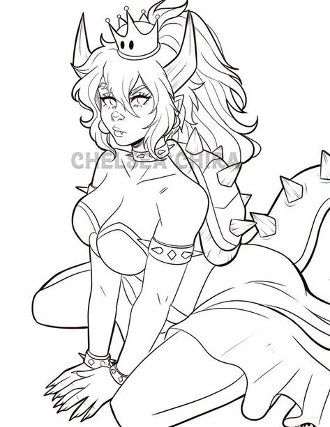 Bowsette Coloring pages #coloringpages Coloring page #coloringpage Adult Coloring pages #adultcoloringpages Coloring pages adult #coloringpagesadult Coloring books #coloringbooks 6.599 Custom Coloring Pages, Anime Colouring Pages, Body Coloring, Woman Coloring Pages, Manga Coloring Pages, Colouring Art, Digital Colouring, Coloring Pages Adult, Manga Coloring Book