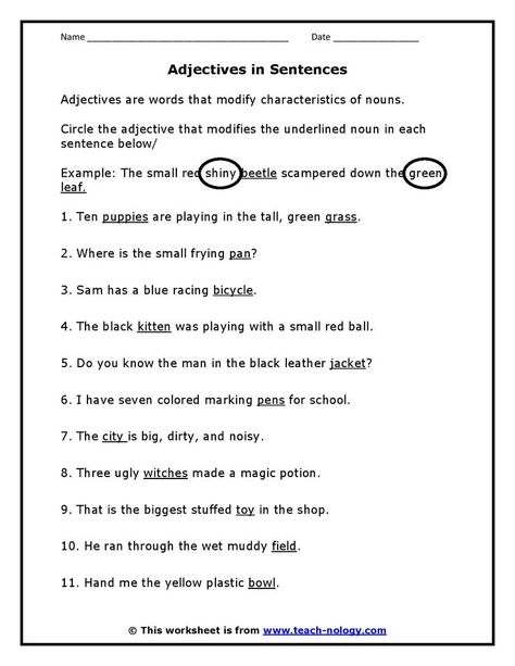 Find the noun and adjective that describes it. Find both the noun and adjective that modifies it. A nice a quick activity. Download the PDF file and try the interactive worksheet at the link above! #grammar #grammarworksheets #esl #worksheet #adjectives #englishlearning Noun And Adjective, Comparative Adjectives Worksheet, Middle School Grammar Worksheets, Adjectives Worksheet, Sentences Worksheet, Articles Worksheet, Adjective Worksheet, English Worksheets For Kindergarten, Geography Activities