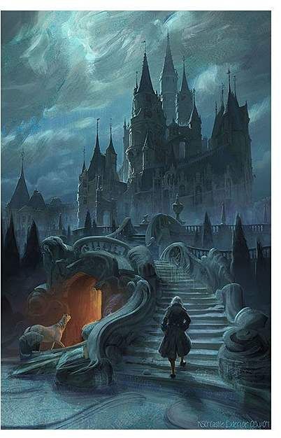 Beauty and the Beast Castle Exterior Canvas Beast Concept Art, Concept Art Landscape, Castle Exterior, Beast's Castle, Shop Disney, Concept Art World, Images Disney, رعب نفسي, Castle Art