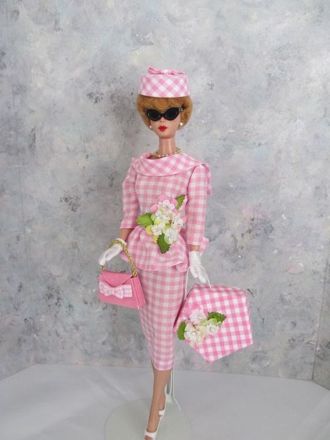 Barbie Classic, Barbie Hat, Dress Barbie Doll, Retro Barbie, Ooak Barbie, Barbie Wardrobe, Barbie Couture, I Love Barbie, Barbie Dresses