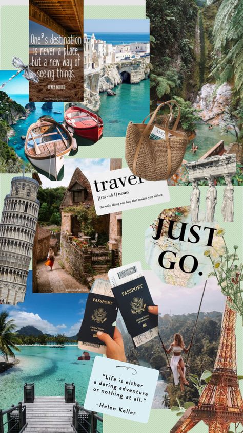 Traveling Mood Board, Vision Board Ideas Travel, Travel Mood Board, Traveler Aesthetic, Board Themes, Vision Board Themes, Reels Cover, Memories Aesthetic, Ideas Illustration