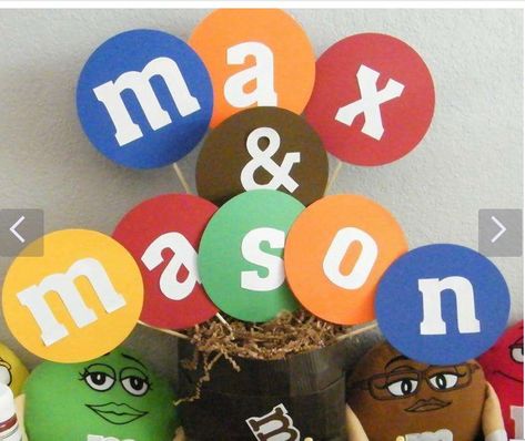 M And M Party Theme, M&m Centerpiece Ideas, M&m Theme Birthday Party, M&m Themed Party, M&m Theme Party Ideas, M And M Birthday Party Ideas, M&m Party Decorations, M&m Decorations Party, M M Party Ideas Decorations