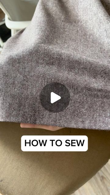 * perfect invisible hem *Julija Gobere | Sewing on Instagram: "One of my all time favourite techniques - 🙌 This is one very few techniques I prefer stitching by hand instead of on sewing machine, because it creates a *truly* invisible seam!🤫🤗  For this technique, note a few things: * press hem before stitching; * fold fabric like shown in the video - it makes a big difference! * make sure to take only one thread from main fabric; * stitches have to be quite loose and close to each other; * finish hem by giving it a good steam (keep iron above the hem, don’t press it down much).  Try this technique - I’m sure you’ll love the result!💯👌  This and many more techniques are explained in detail in my latest sewing course for FLORENCE pants. If you would like to try making your own pants and Invisible Hem Stitch By Hand, Hem Stitch By Hand, Invisible Hem, How To Fold Pants, Stitching By Hand, Invisible Stitch, Sewing Pants, Sewing Courses, Hem Stitch