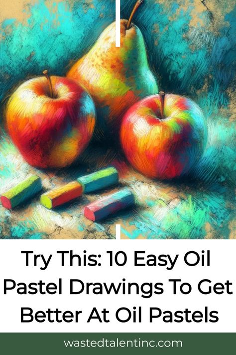 10 Easy Oil Pastel Drawings For Beginners: Tips & Techniques Oil Pastel Art Reference, Soft Oil Pastel Drawings, Oil Pastels Art Ideas, How To Oil Pastel, Simple Oil Pastel Art For Beginners, Pastel Colour Drawing Ideas, Oil Pastel Tips, How To Use Oil Pastels, Oil Pastel Art For Beginners Step By Step Easy