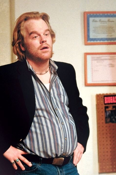 Philip Seymour Hoffman	in Punch-Drunk Love (2002) Punch Drunk Love, Drunk Love, Philip Seymour Hoffman, Thomas Anderson, Drunk In Love, Woody Allen, Adam Sandler, Film Stills, Funny People