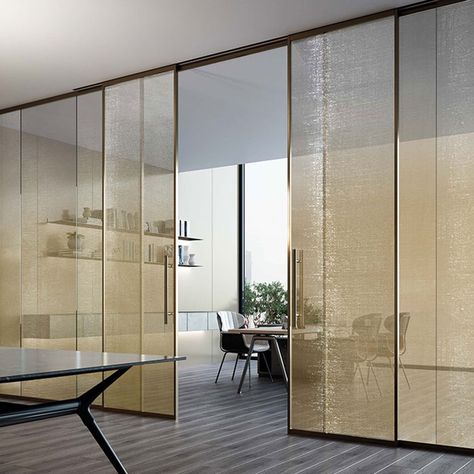 Mesh Interlayer | CARVART Fabric Glass Partition, Steel Interior Design, Dental Design Interior, Metal Room Divider, Glass Partition, Laminated Glass, Metal Screen, Cool Mirrors, Partition Design