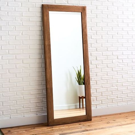 All Mirrors | West Elm Reclaimed Wood Floors, Long Mirror, Oversized Furniture, Wood Wall Mirror, Wooden Mirror, Mirror Tiles, Standing Mirror, Rectangle Mirror, Wood Mirror