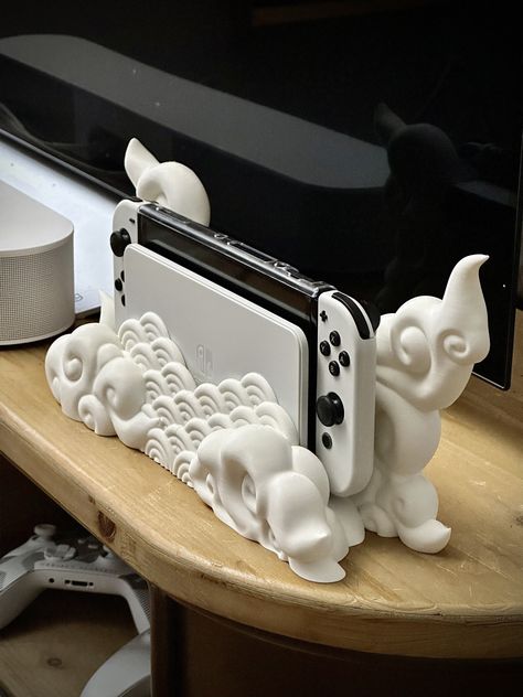 3d Printed Switch Stand, 3d Printing Nintendo Switch, Switch 3d Print, 3d Printing Games, Cool Things To 3d Print Fun, 3d Printer Aesthetic, Aesthetic Things To 3d Print, Nintendo Switch 3d Print, 3d Print Keycap