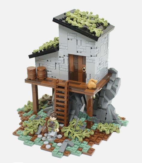 Lego Vignette, Lego Lotr, Lego Village, Ladder Design, Lego Buildings, Lego Inspiration, Lego Diy, Amazing Lego Creations, Lego Mini