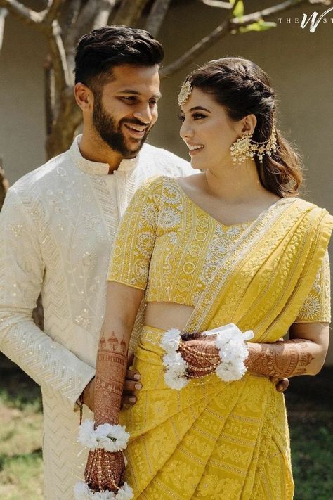 We have curated some head-turning Haldi dresses for you to serve the looks. Take notes & bookmark the ones you love most to own the Haldi ceremony like a queen B! Haldi Function Dress For Bride, Haldi Ceremony Outfit For Bride Indian, Haldi Ceremony Outfit For Bride Unique, Unique Haldi Outfits For Bride, Haldi Ceremony Outfit For Bride, Haldi Outfits For Bride, Haldi Look For Bride, Haldi Dress For Bride, Haldi Function Dress