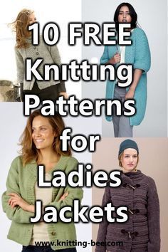 Free knitting patterns for ladies jackets. Ladies fashion diy! Knitting Women Sweater Jackets, Easy Knitting Cardigan Patterns Free, Ladies Knitting Patterns Free, Double Knitting Patterns Free Ladies, Free Aran Knitting Patterns For Women Coats & Jackets, Ladies Knitting Patterns Free Cardigans, Women’s Knitted Cardigan Patterns, Plus Size Sweater Patterns Free Knitting, Cardigan Knitting Patterns Free Women